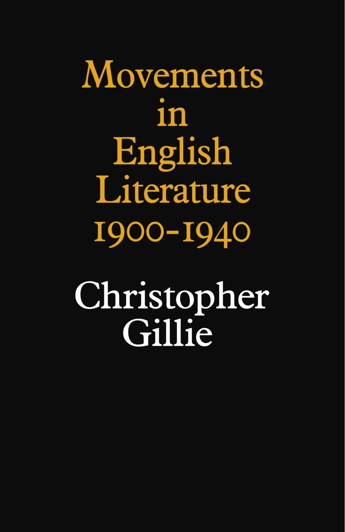 Movements in English Literature