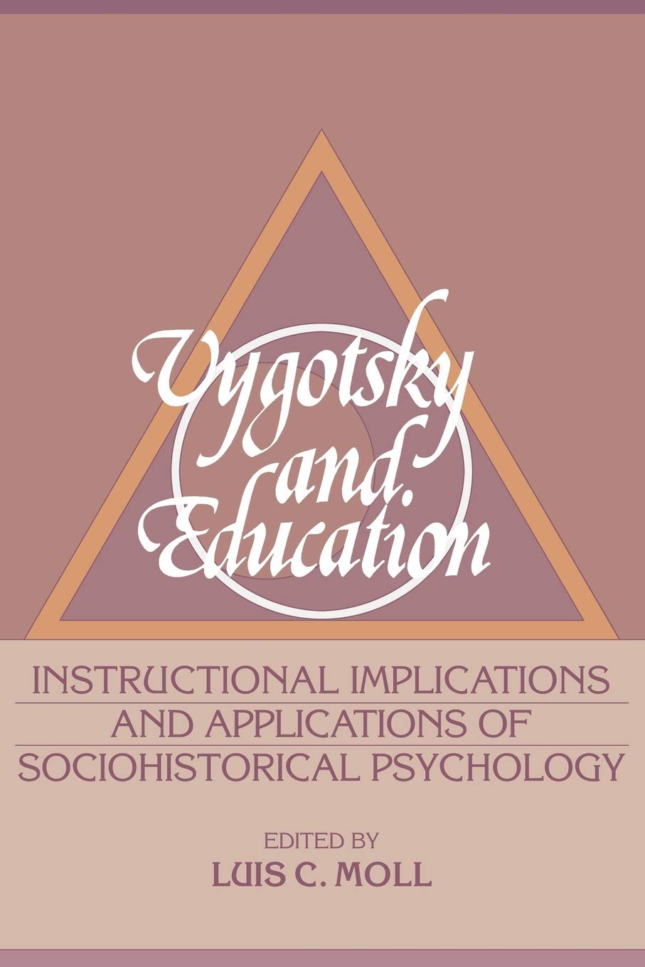 Vygotsky and Education: Instructional Implications and Applications of Sociohistorical Psychology