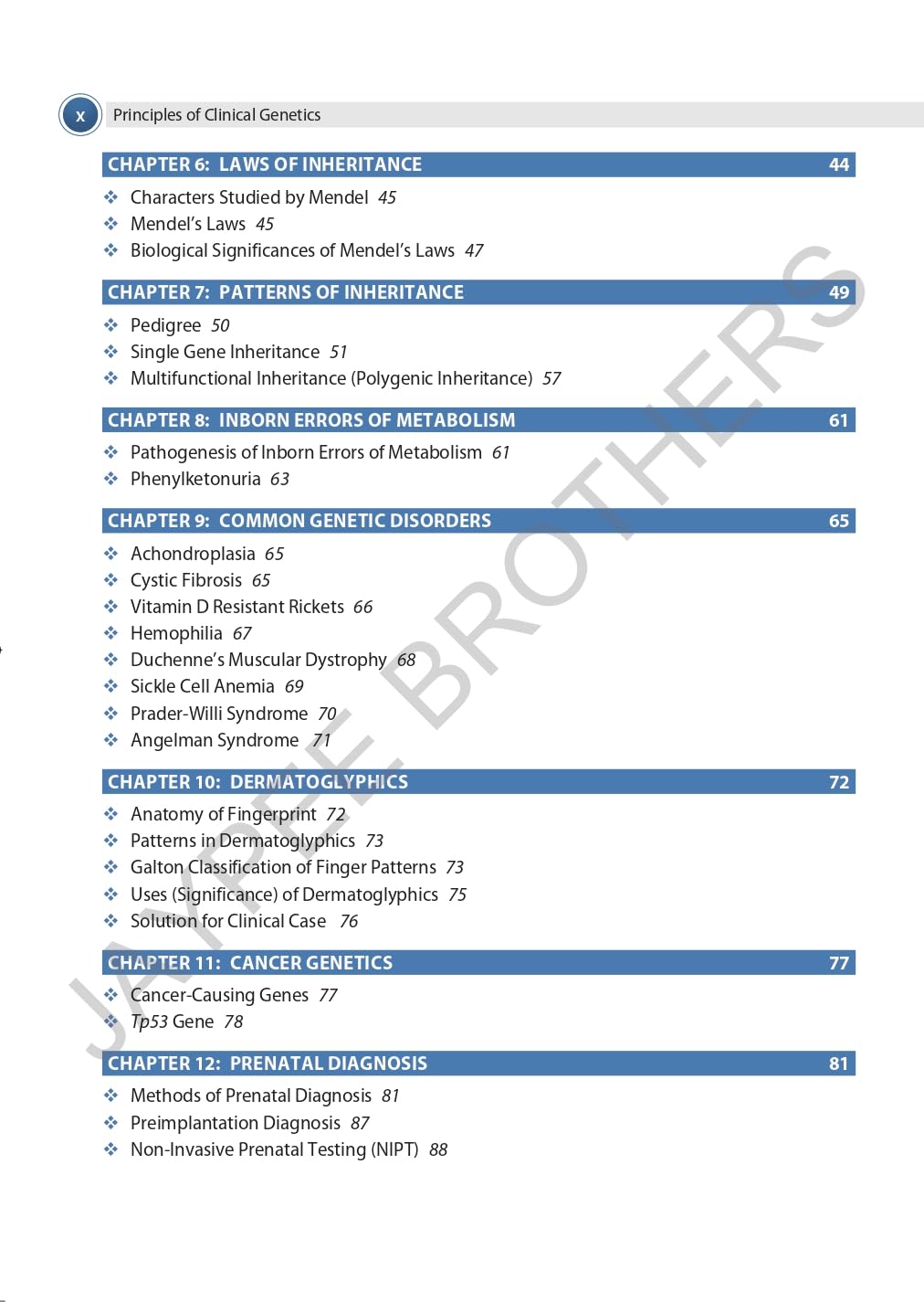 Principles of Clinical Genetics