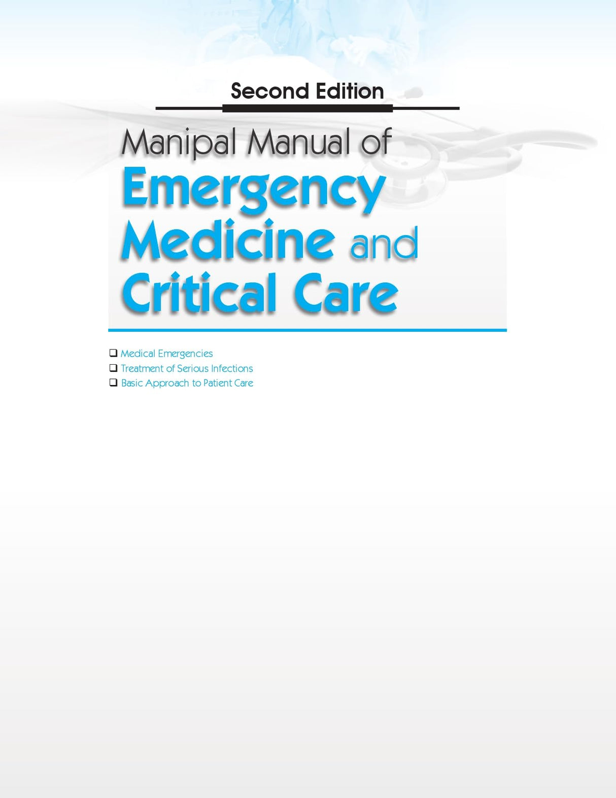Manipal Manual Of Emergency Medicine And Critical Care 2Ed (Pb 2025)