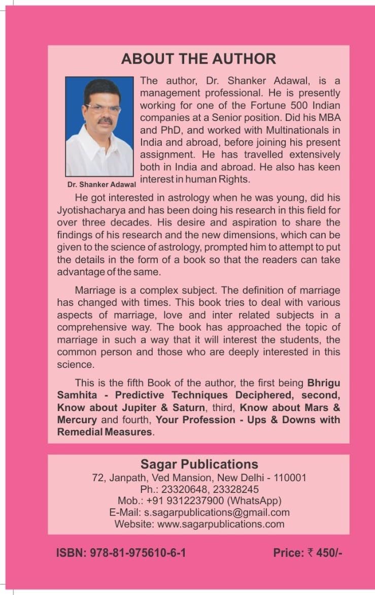 Encyclopedia of Vedic Astrology: RELATIONSHIP: MARRIAGE, LOVE & SEX (English Version) - Retail Maharaj