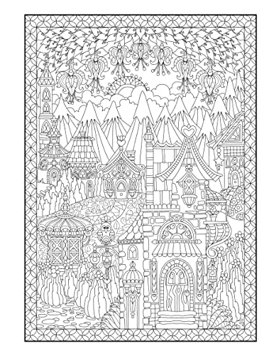 Creative Haven Whimsical Houses Coloring Book