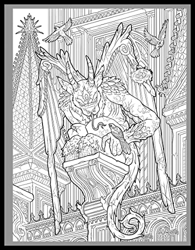 Dark Art Gothica: A Horror Coloring Book