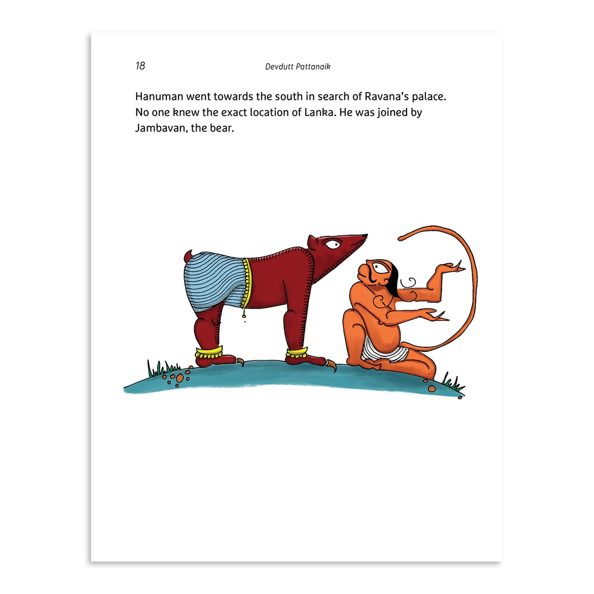 Hanuman: Anjani's Mighty Son (Read and Colour): Read and Colour, all-in-one storybook, picture book, and colouring book for children by Devdutt Pattanaik, India's most-loved mythologist | Puffin Books - Retail Maharaj