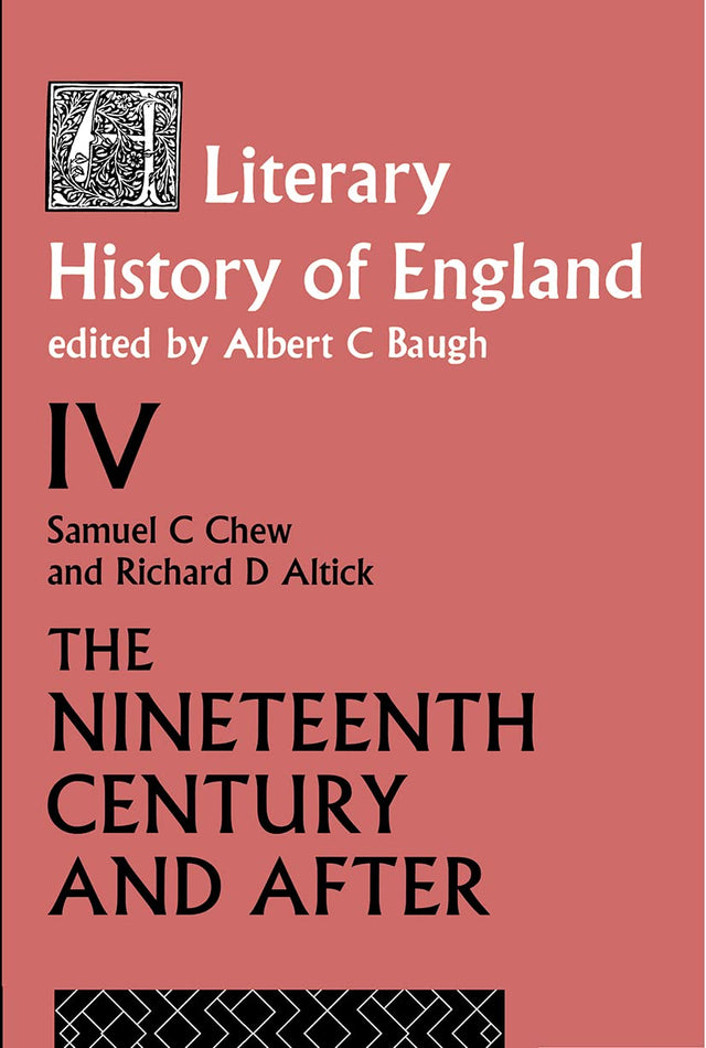 A Literary History of England Vol. 4 - Retail Maharaj