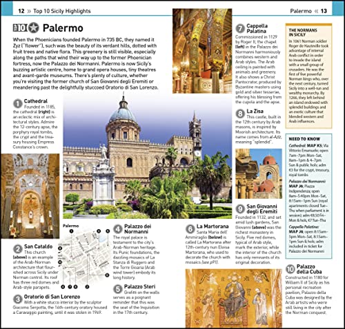 DK Eyewitness Top 10 Sicily (Pocket Travel Guide) - Retail Maharaj