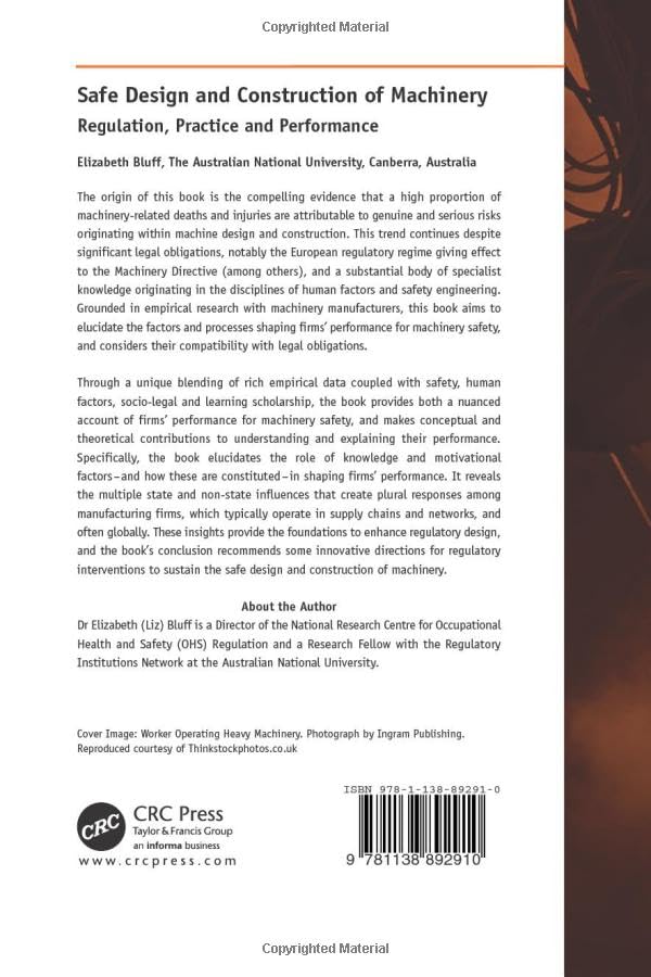 Safe Design and Construction of Machinery: Regulation, Practice and Performance - Retail Maharaj