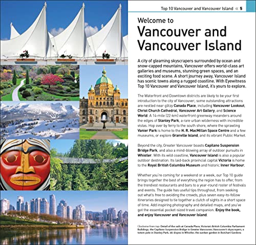 DK Eyewitness Top 10 Vancouver and Vancouver Island (Pocket Travel Guide) - Retail Maharaj