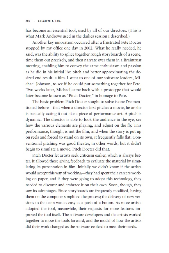 Creativity, Inc.: an inspiring look at how creativity can - and should - be harnessed for business success by the founder of Pixar