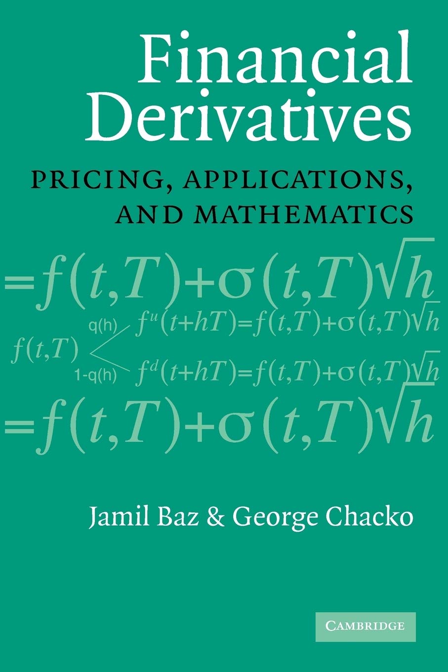 Financial Derivatives: Pricing, Applications, and Mathematics