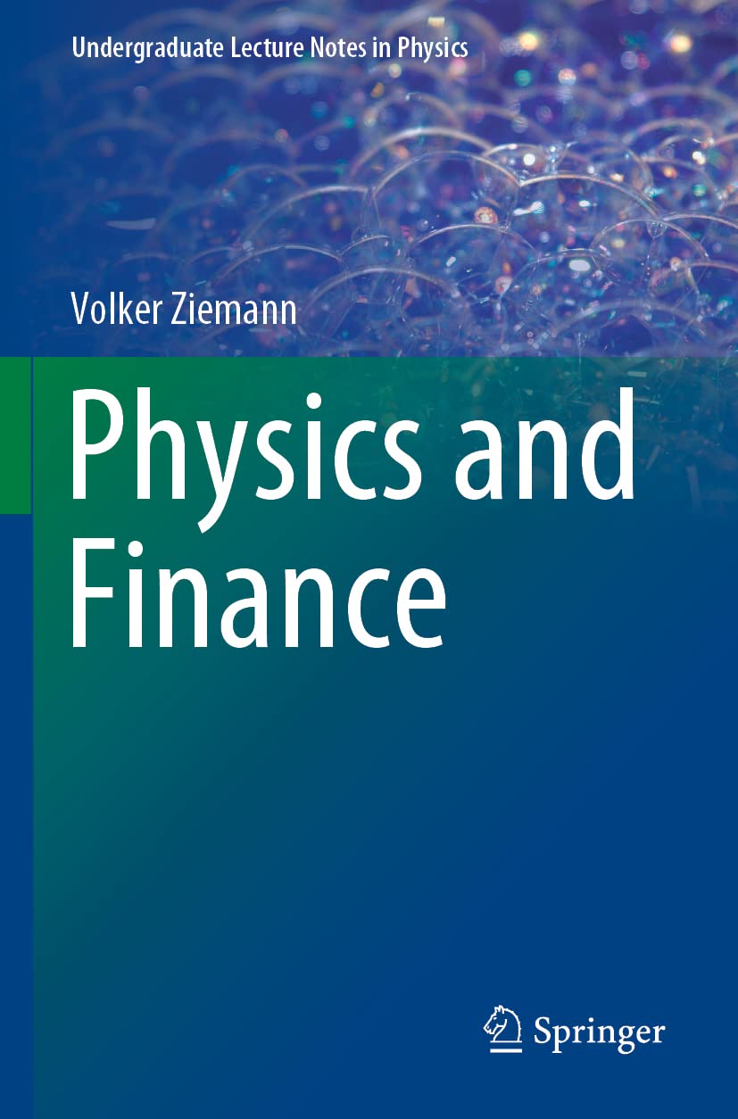 Physics and Finance (Undergraduate Lecture Notes in Physics) - Retail Maharaj