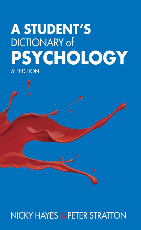 A Student's Dictionary of Psychology - Retail Maharaj