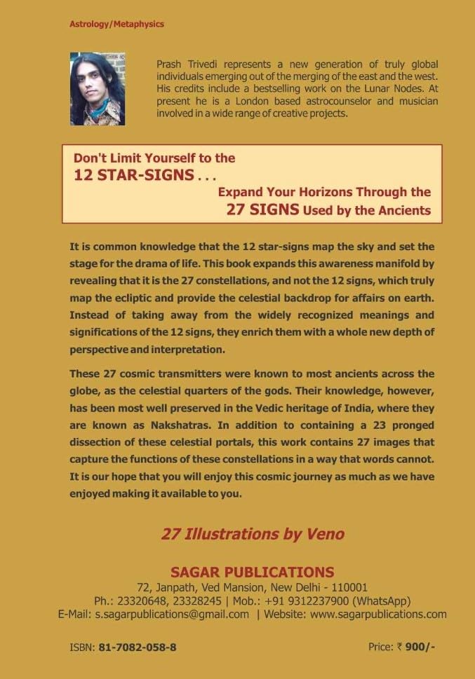 The Book of Nakshatras The Original Book By Prash Trivedi - (English Version) - Retail Maharaj