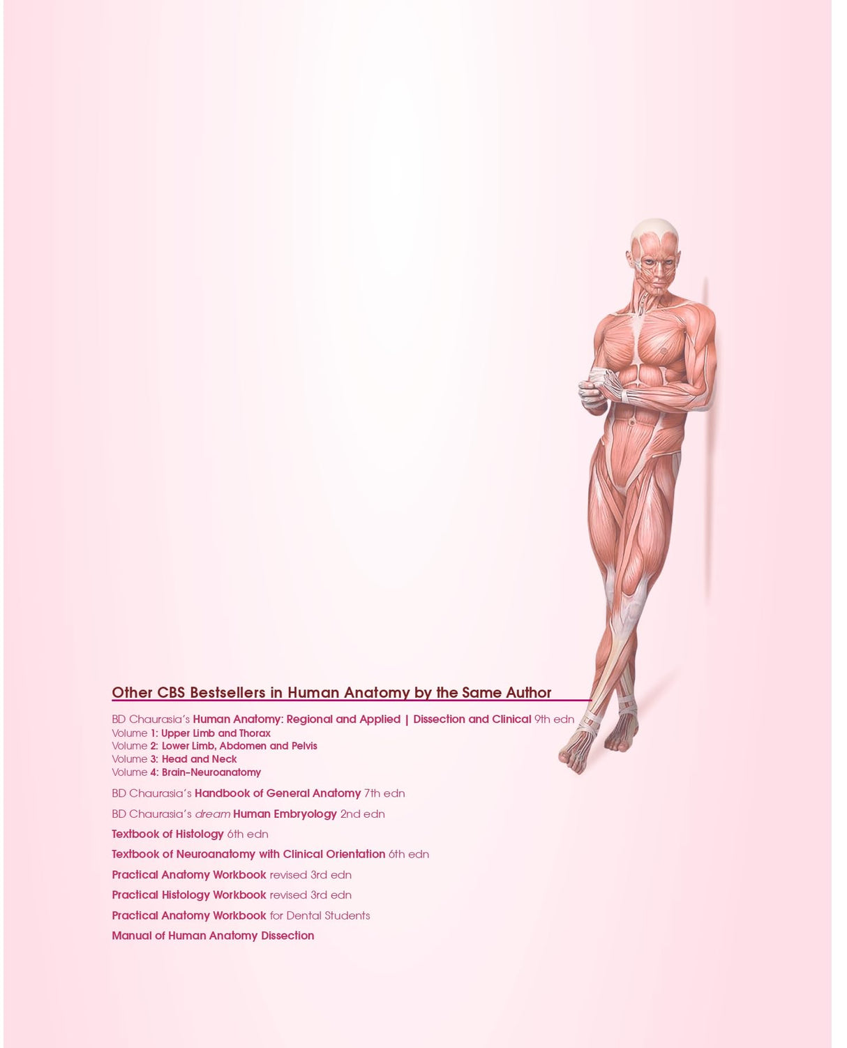 BD CHAURASIAS HUMAN ANATOMY FOR DENTAL STUDENTS 5ED (PB 2024)