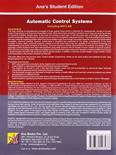 AUTOMATIC CONTROL SYSTEMS: INCLUDING MATLAB - Retail Maharaj