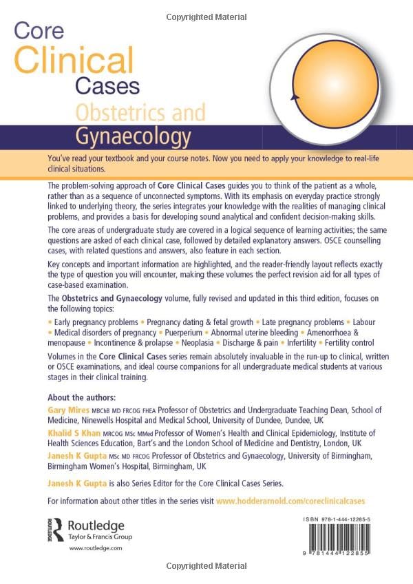 Core Clinical Cases In Obstetrics And Gynaecology