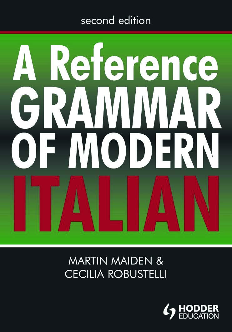 A Reference Grammar of Modern Italian - Retail Maharaj