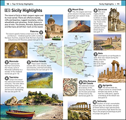 DK Eyewitness Top 10 Sicily (Pocket Travel Guide) - Retail Maharaj
