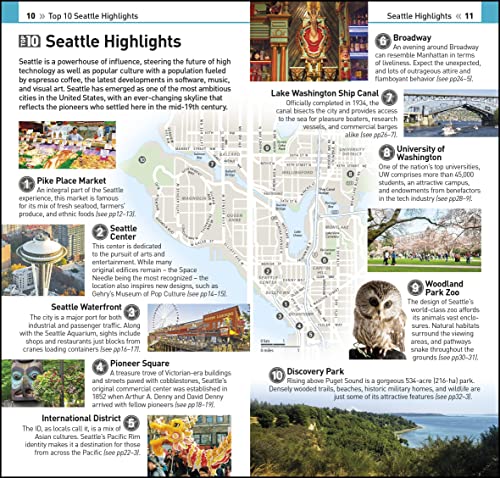 DK Eyewitness Top 10 Seattle (Pocket Travel Guide) - Retail Maharaj