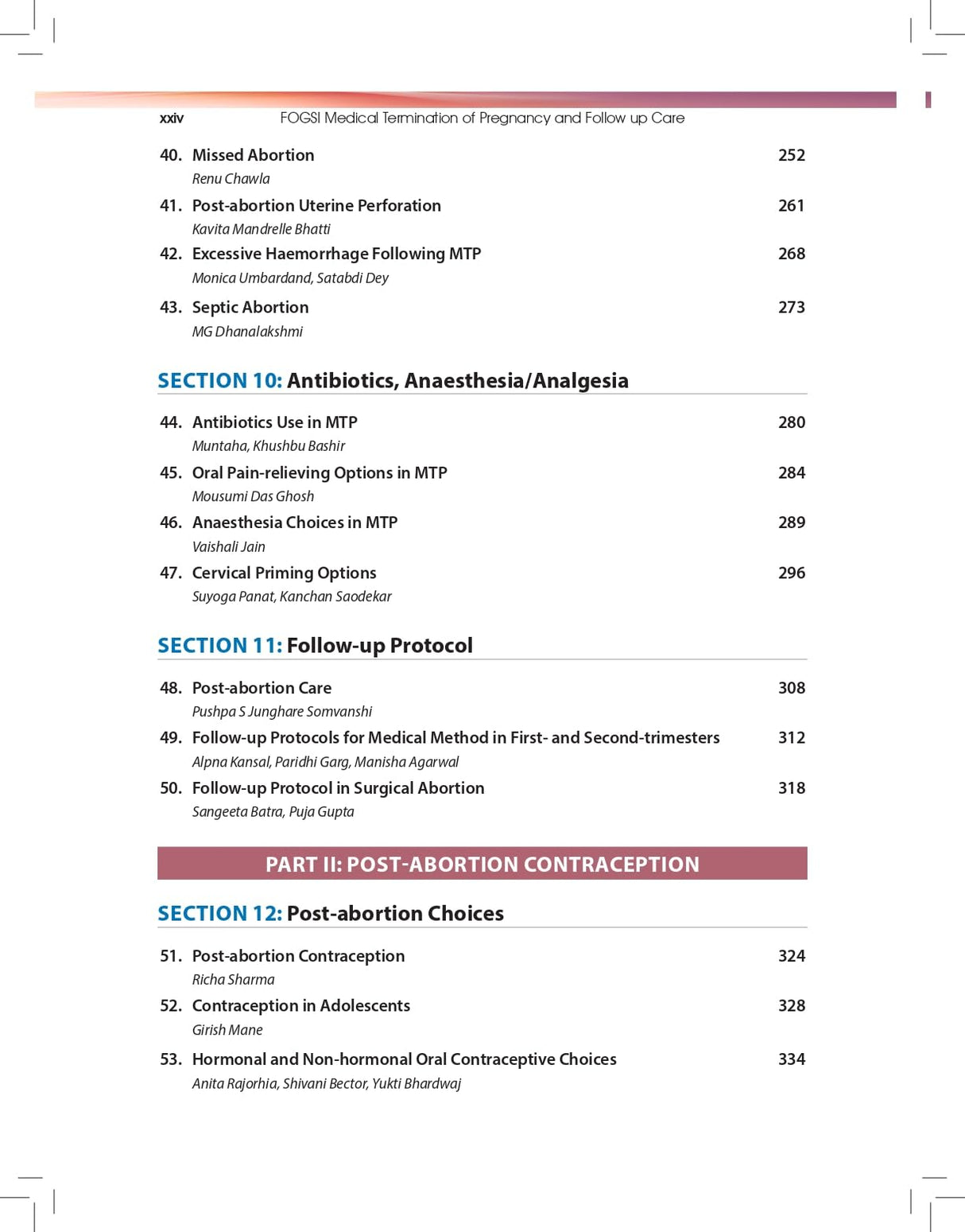 FOGSI | Medical Termination of Pregnancy and Follow Up Care -2025