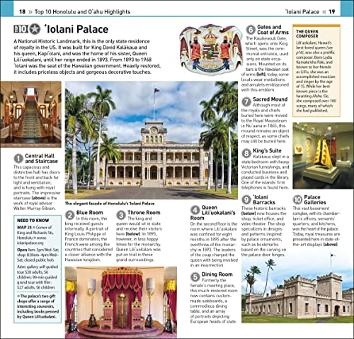 DK Eyewitness Top 10 Honolulu and O'ahu - Retail Maharaj