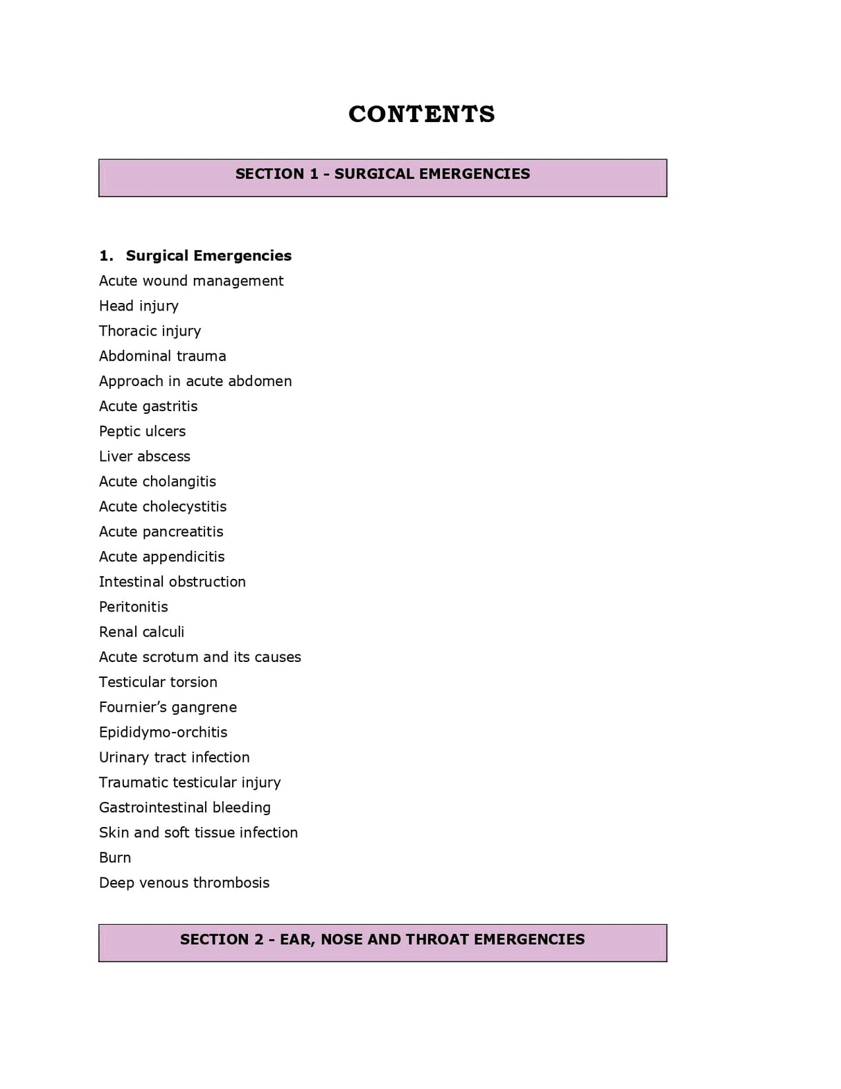 Common Medical Emergencies