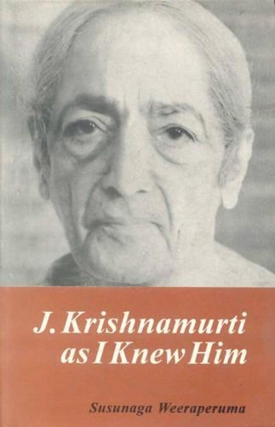 J. Krishnamurti: As I Knew Him - Retail Maharaj
