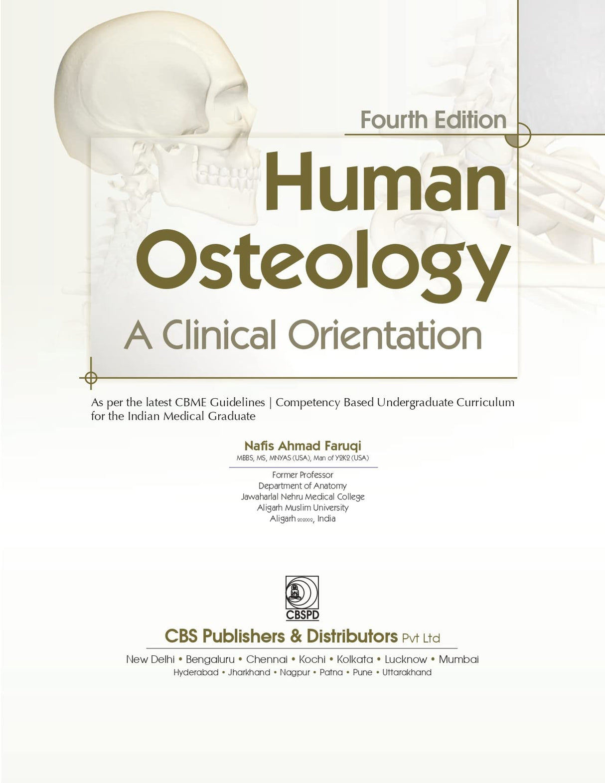Human Osteology A Clinical Orientation 4Ed (Pb 2025)