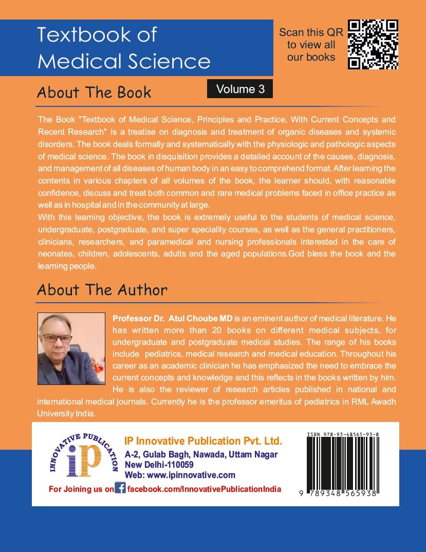 Textbook of Medical Science: Principles and Practice (Volume 3) - Retail Maharaj