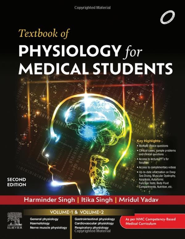 Textbook of Physiology for Students, 2nd Edition (2 Volume Set)