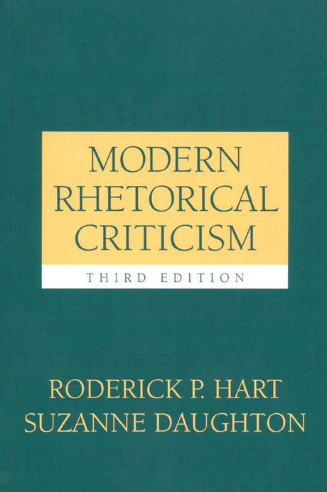 Modern Rhetorical Criticism - Retail Maharaj