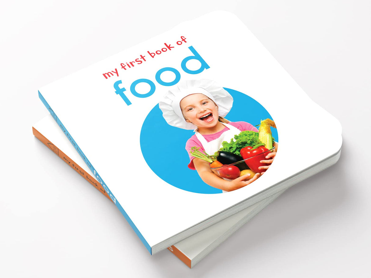My First Book of Food | First Food Board Book for Babies, Toddlers & Preschoolers | Bright Pictures | Early Learning Book for Kids Ages 0-3 Years - Retail Maharaj
