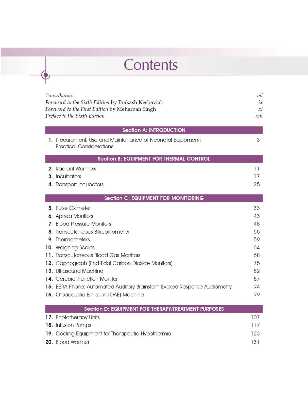 Neonatal Equipment 6Ed (Pb 2023)