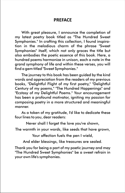 THE HUNDRED SWEET SYMPHONIES