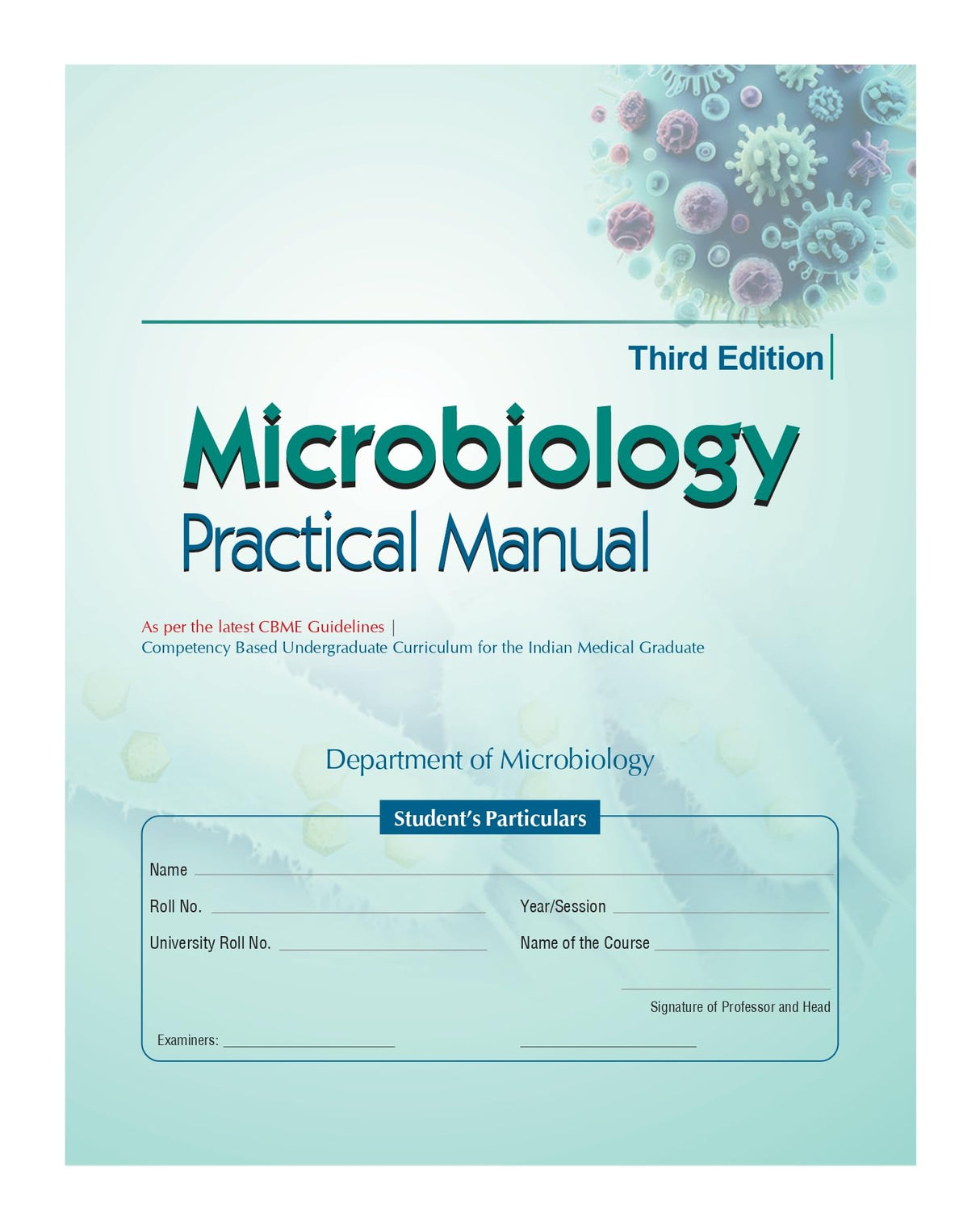 Microbiology Practical Manual 3Ed (Pb 2024)