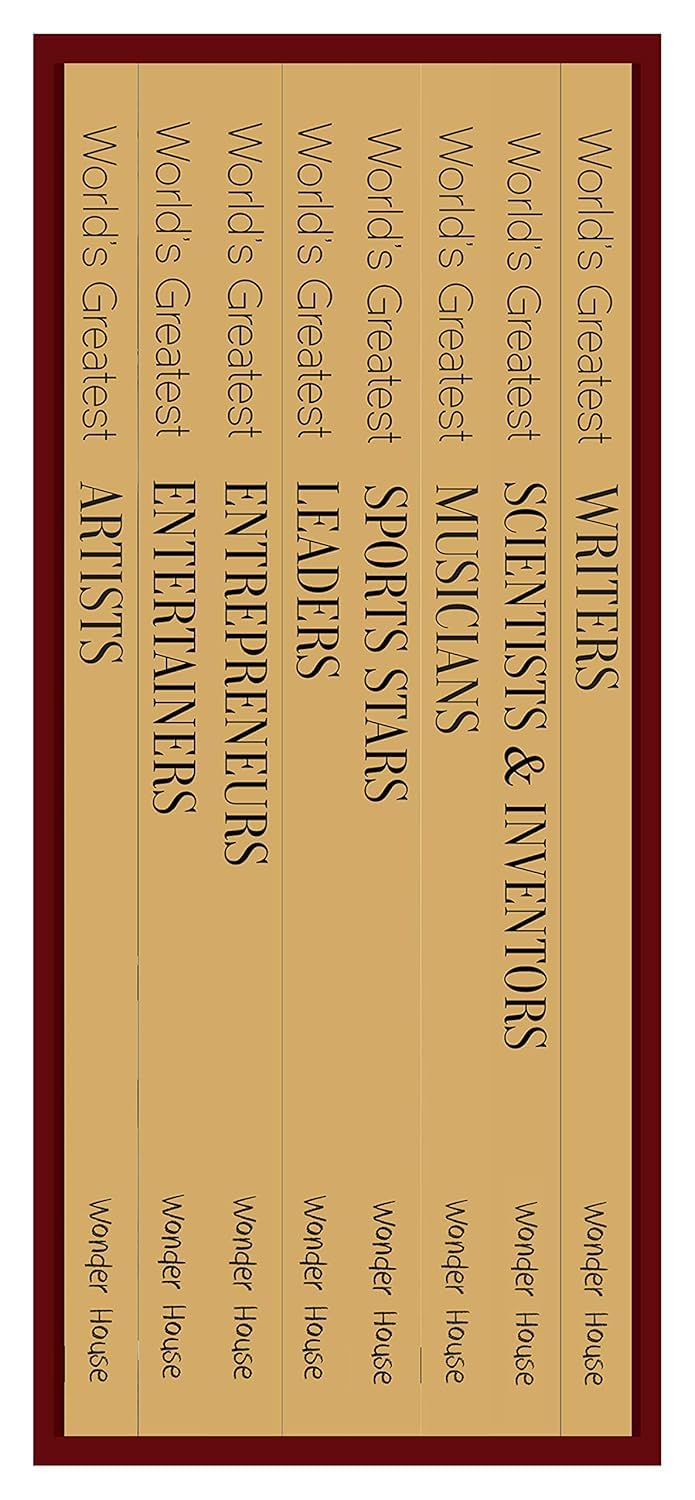 World's Greatest Library : A Collection of 200 Inspiring Personalities (Box Set of 8 Biographies) - Retail Maharaj