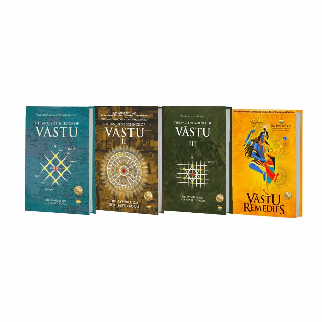 Vastu 4 Books Combo With Gift Packaging | The Ancient Science Of Vastu | The Ancient Science Of Vastu 2 | The Ancient Science Of Vastu 3 | Vastu Remedies : Manifest Your Dreams | Home Remedy | Vastu Book Gift Pack - Retail Maharaj