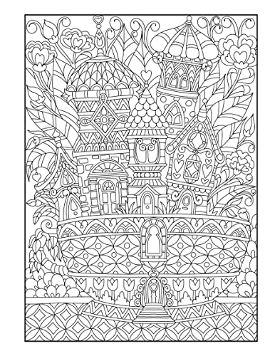 Creative Haven Whimsical Houses Coloring Book