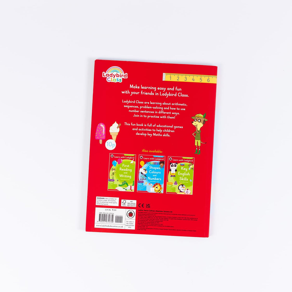 Key Maths Skills: A Learn With Ladybird 4 in 1 Activity Book – Addition and Subtraction, First Multiplication, Maths Problem-Solving and Mental Maths - Practice Skills for School (5-7 Years) - Retail Maharaj