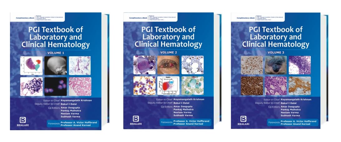 PGI Textbook of Laboratory & Clinical Hematology, 3 Volume Set, 1e