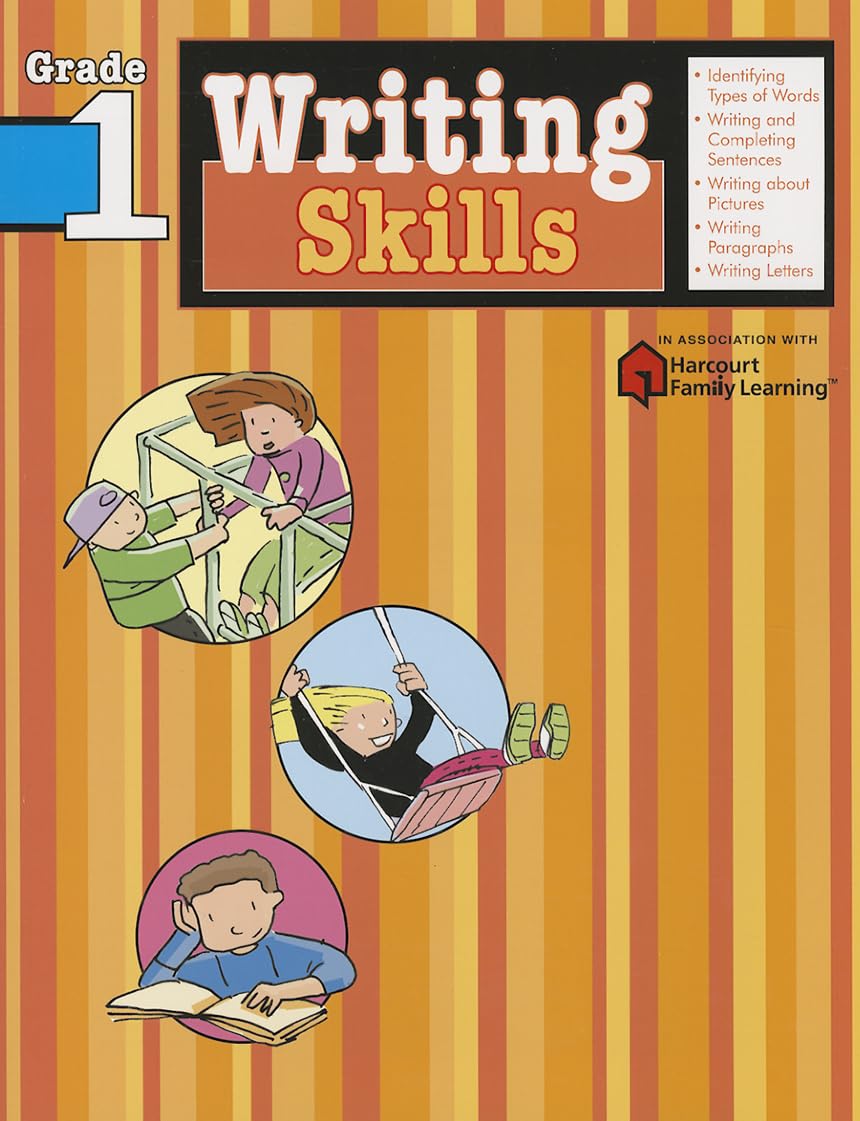 WRITING SKILLS GR1: Grade 1 (Flash Kids Harcourt Family Learning) - Retail Maharaj