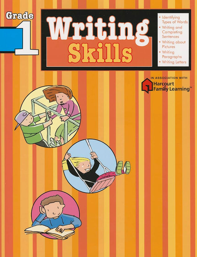 WRITING SKILLS GR1: Grade 1 (Flash Kids Harcourt Family Learning) - Retail Maharaj