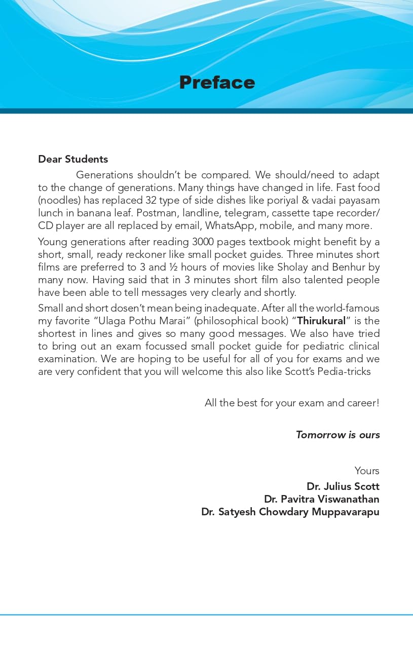 Baby Scott's Pedia-Tricks (Pocket Guide for Clinical Case, History Taking and Exam) 1st/2023