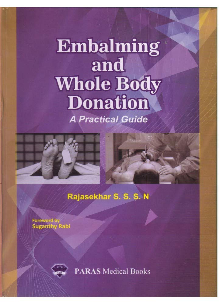 Embalming And Whole Body Donation 1st/2019