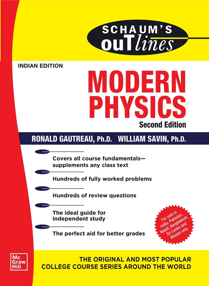 SCHAUM'S OUTLINE OF MODERN PHYSICS / 2ND EDITION - Retail Maharaj