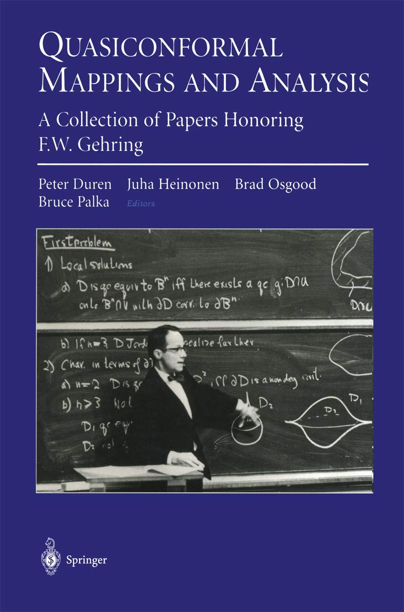 Quasiconformal Mappings and Analysis: A Collection of Papers Honoring F.W. Gehring - Retail Maharaj
