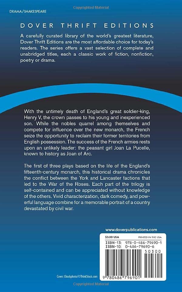 Henry VI, Part I (Thrift Editions)