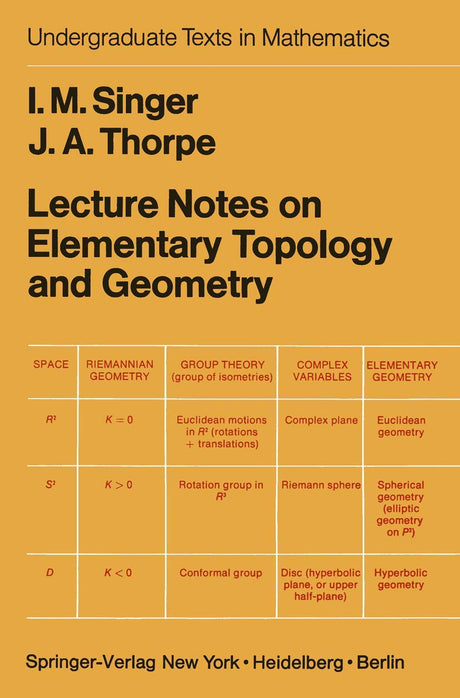 Lecture Notes on Elementary Topology and Geometry (Undergraduate Texts in Mathematics) - Retail Maharaj