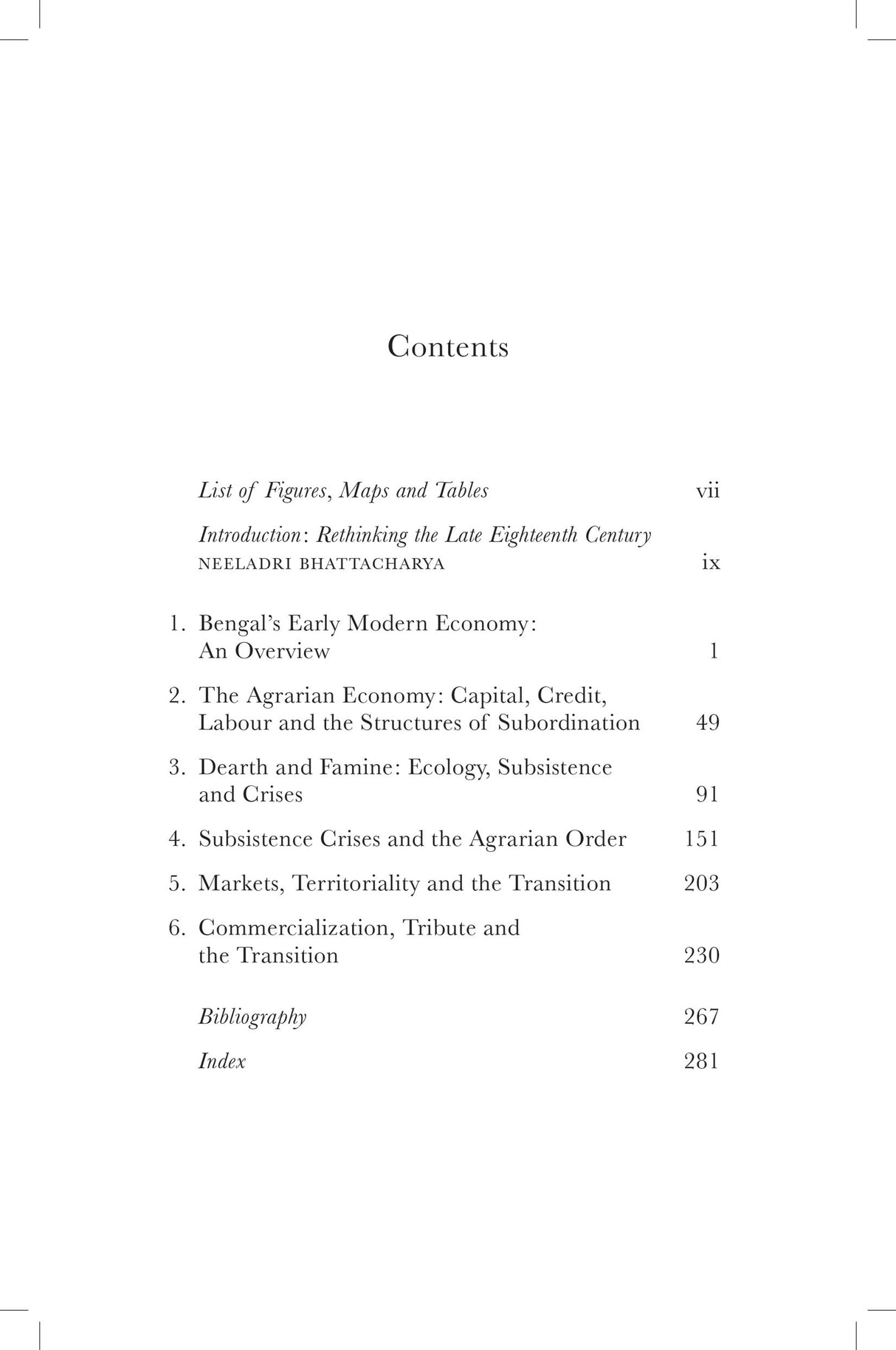 Economic Transition in Early Modern India: Production, Subsistence and the Market in Eighteenth-Century Bengal - Retail Maharaj