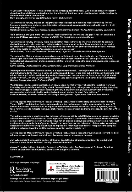 Moving Beyond Modern Portfolio Theory - Retail Maharaj